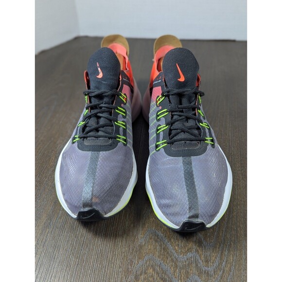 Nike EXP-X14 Running Shoes Sneakers Youth 7Y AJ1927 002 Gray Neon Lightweight - Picture 7 of 16